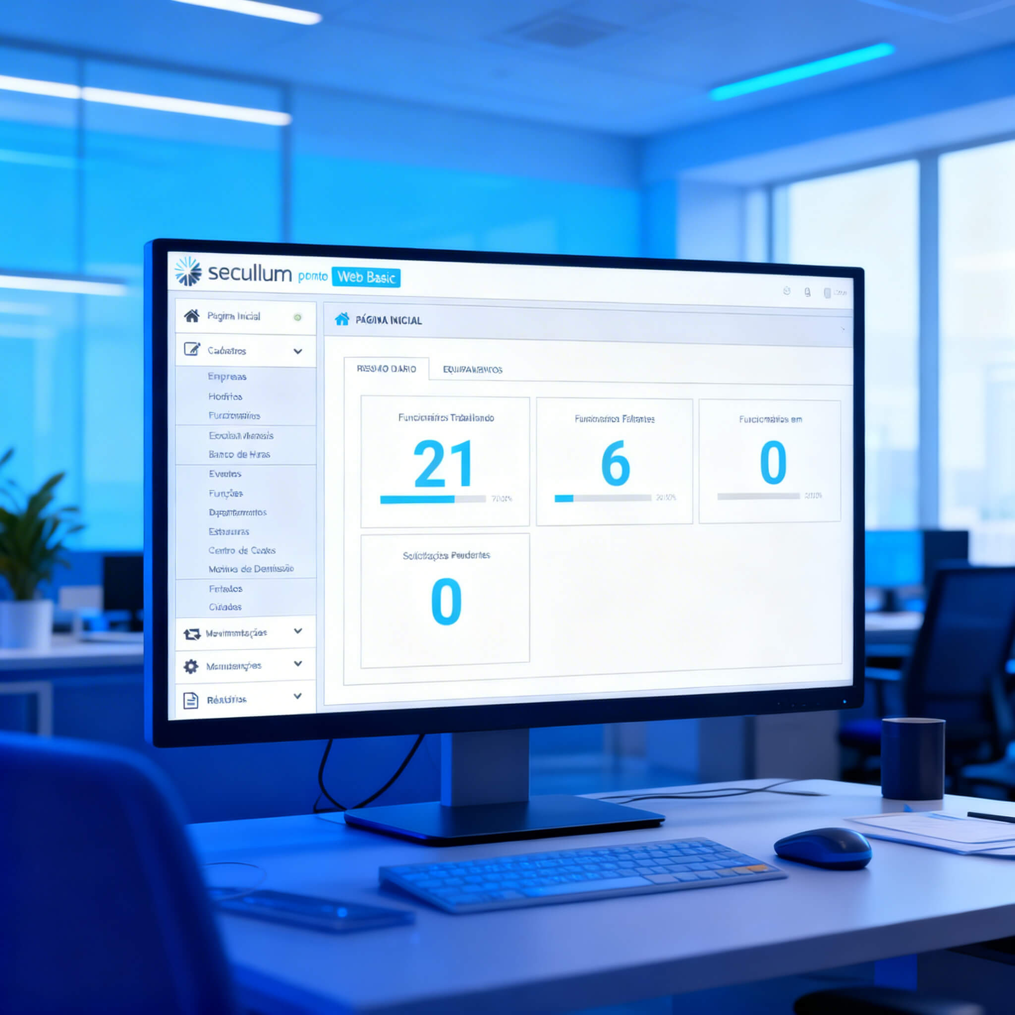 Sistema Secullum Ponto Web Controle de Ponto