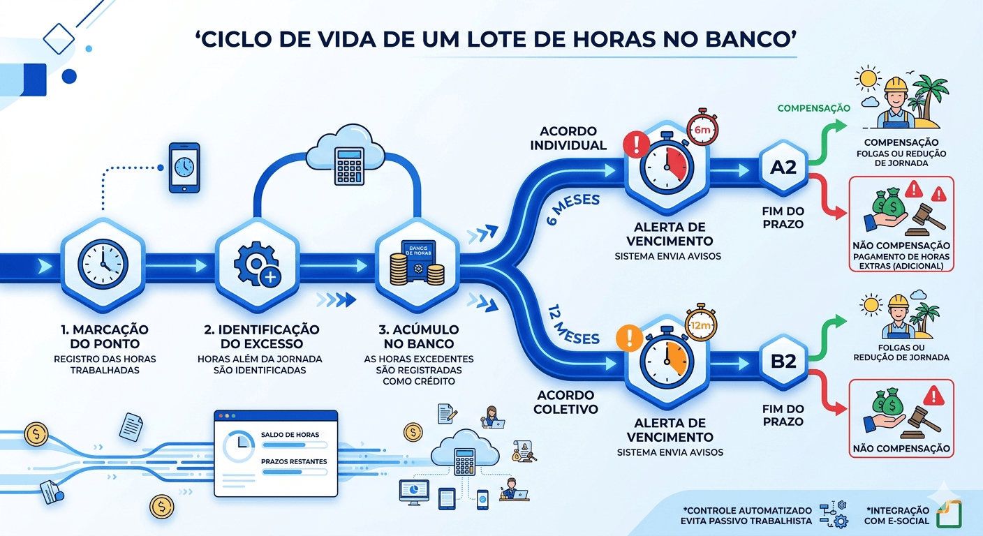 ciclo de banco de horas