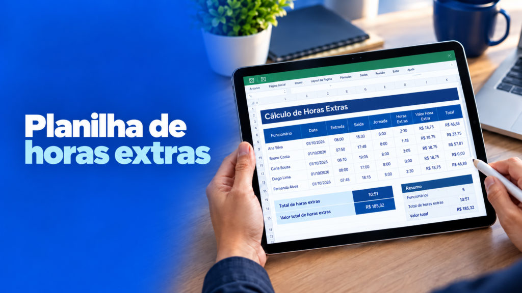 planilha horas extras
