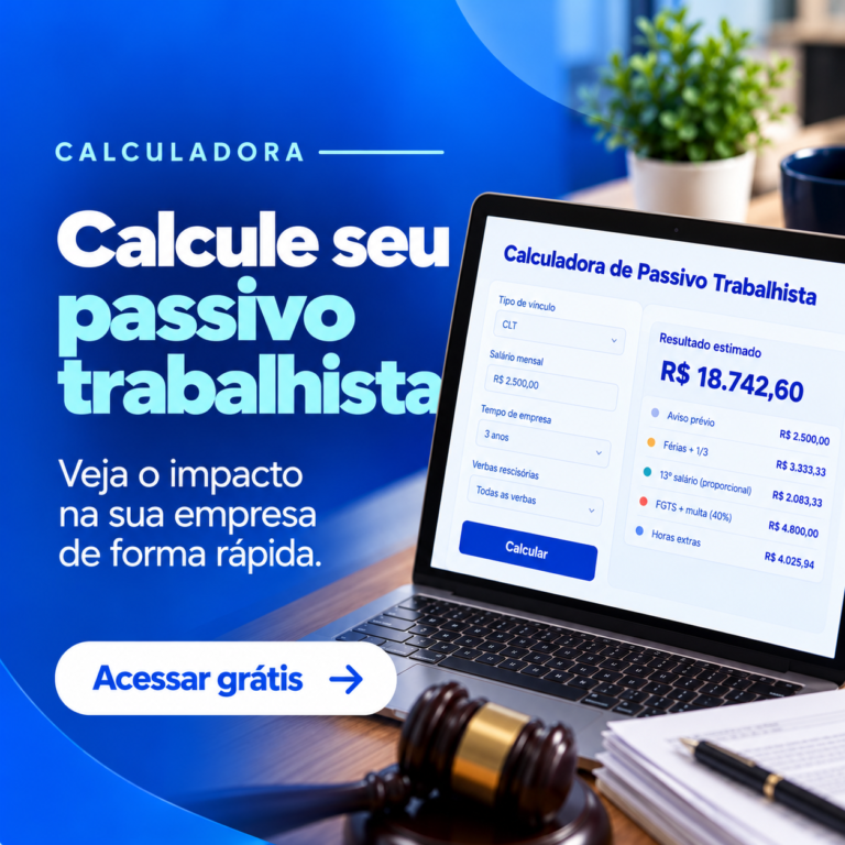 Calculadora de passivo trabalhista